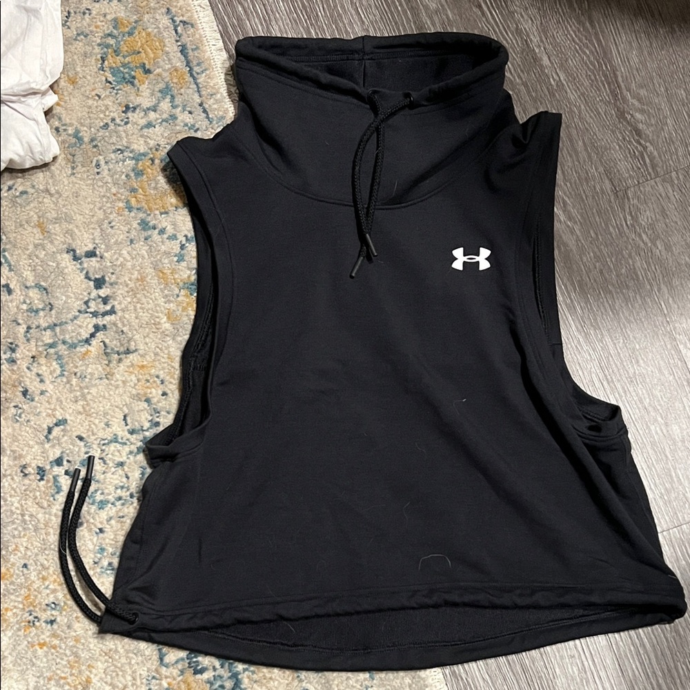 Under Armour Women's Black Sleeveless Hoodie